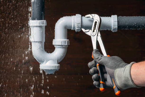 Professional Drain Cleaning technician working in Maplecrest, NY